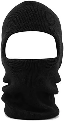 Vista 3 de The Hat Depot Máscara de esquí unisex gruesa y larga fabricada en Estados Unidos