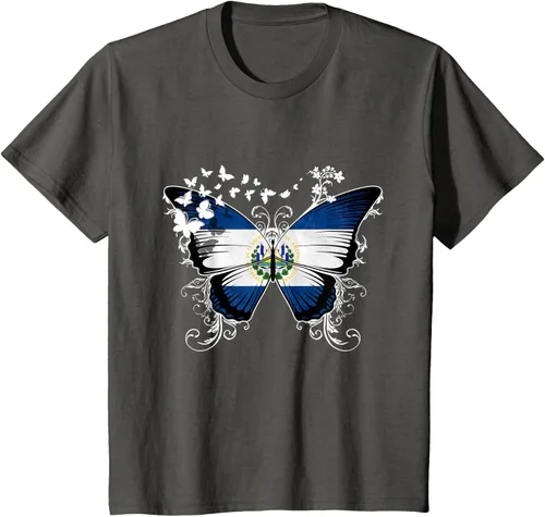 Vista 46 de Camiseta con diseño de bandera de El Salvador