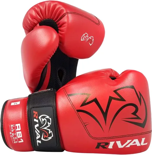 Vista 3 de RIVAL Boxing RB1 2.0 Ultra Bag Gloves - Guantes con cierre de gancho y bucle, microfibra súper resistente, espuma de alta densidad, palma de malla