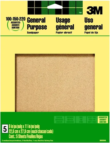 Vista 5 de 3M - Papel de lija surtido multiusos
