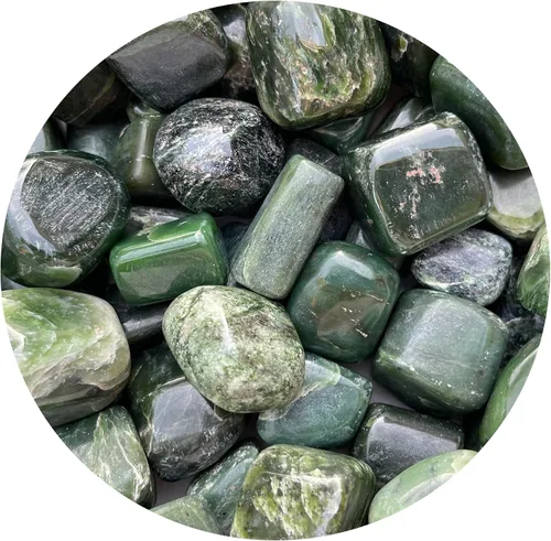 Vista 18 de GAF TREASURES Piedras pulidas de piedra de sangre africana de 1/2 libra, piedra preciosa de sangre africana pulida, cristales curativos de piedra