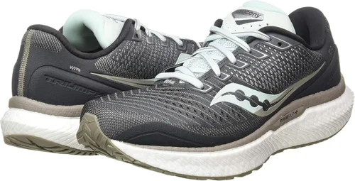 Vista 7 de Saucony Tenis de correr Triumph 18 para mujer, Piedra lunarCoral