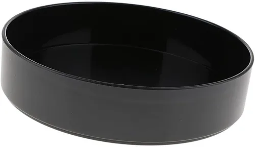 Vista 7 de MagiDeal Plástico redondo Ikebana Suiban jarrón olla bonsái flor contenedor, negro 13.0 in