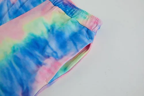 Vista 5 de Meikulo Conjunto de 2 piezas para niñas, sudaderas con capucha y pantalones deportivos de manga larga