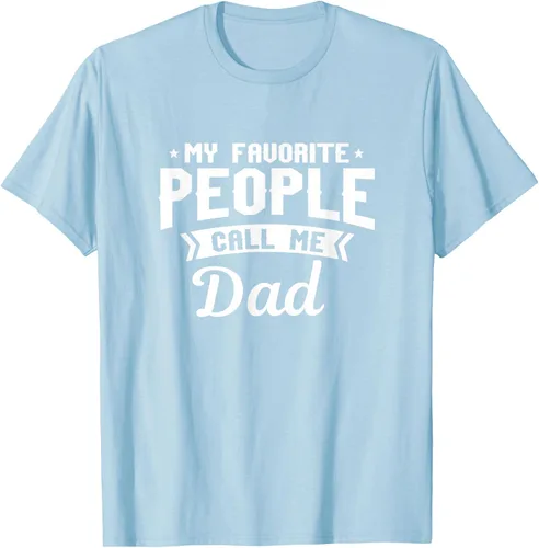 Vista 75 de My Favorite People Call Me Dad - Camiseta divertida, Negro, S