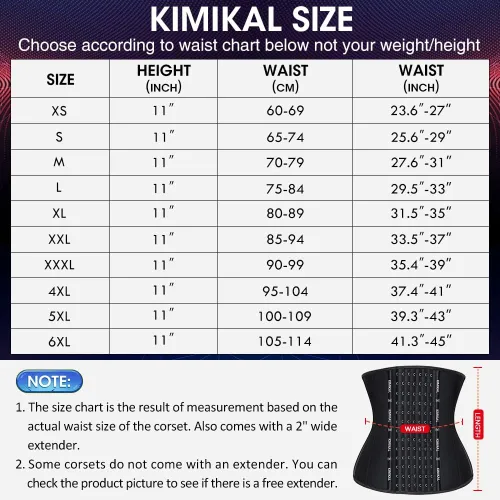 Vista 3 de KIMIKAL Entrenador de cintura para mujer, corsé deportivo de torso largo, cinturón debajo de la ropa, faja moldeadora con control de abdomen