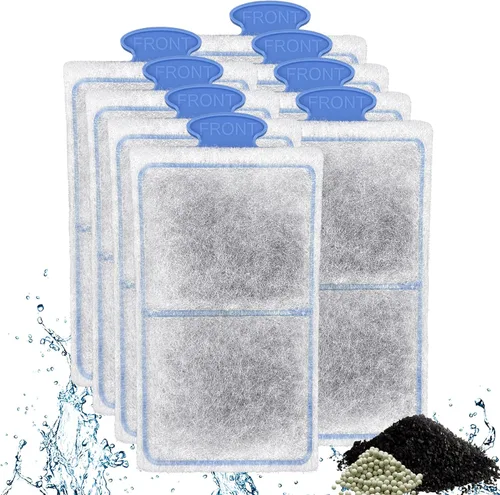 Vista 9 de driamor Paquete de 6 cartuchos de filtro PF-S compatibles con filtros de potencia PF10, repuesto de cartuchos de filtros de tanque de peces pequeños