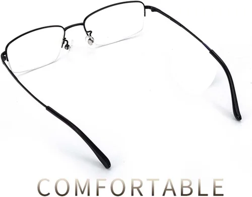 Vista 7 de 1 par de lentes de repuesto para marco de gafas, accesorios para patillas, color negro
