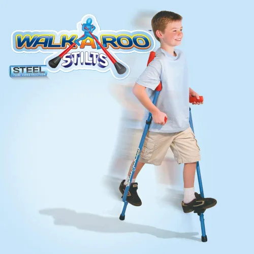 Vista 2 de Zancos de acero Walkaroo de Air Kicks con diseño ergonómico para un fácil equilibrio al andar