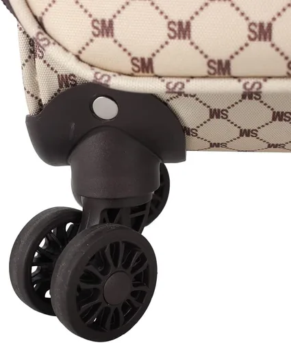 Vista 6 de Steve Madden Equipaje de diseñador, Marrón nobleBronceado, Bolsa de mano con ruedas giratorias