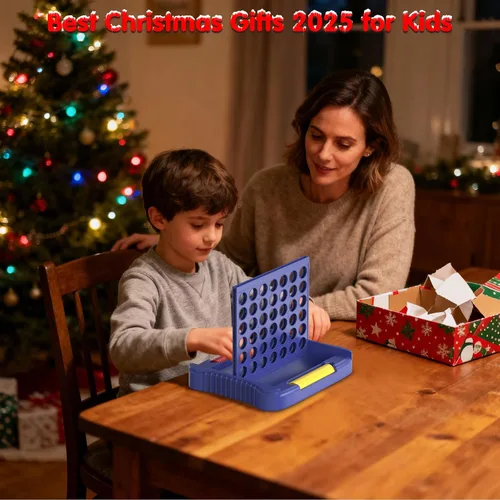 Vista 2 de Pup Go Juegos de mesa 4 en fila para niños a partir de 3 años, idea temprana para niños, niñas y adolescentes, conecta y gana cuatro en una línea