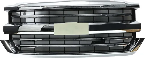 Vista 3 de Rejilla delantera apta para Chevy Chevrolet Silverado 1500 2016 2017 2018 estilo Z71 rejilla con acabado cromado (con estilo Z71)