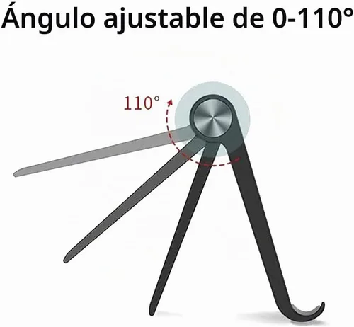 Vista 5 de Mayten Soporte plegable para teléfono celular para iPhone, soporte ajustable para teléfono con amplia compatibilidad, base de escritorio portátil