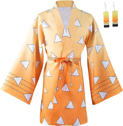 Vista 4 de Haydory Capa de anime para mujer, disfraz de cosplay, kimono, bata de Halloween, traje de adulto