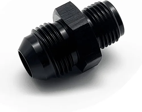 Vista 30 de Adaptador de ajuste de tubo de aluminio -4AN AN4 macho acampanado a rosca macho de 5/8 x 18 con asiento invertido, conector acampanado invertido