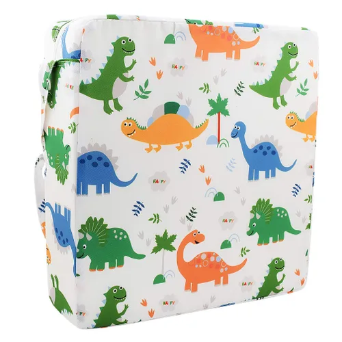 Vista 10 de Cojín elevador Sunmall para silla, portátil, desmontable, ajustable, para sillas de bebés o niños, cojín grueso elevador para niños o bebés, lavable