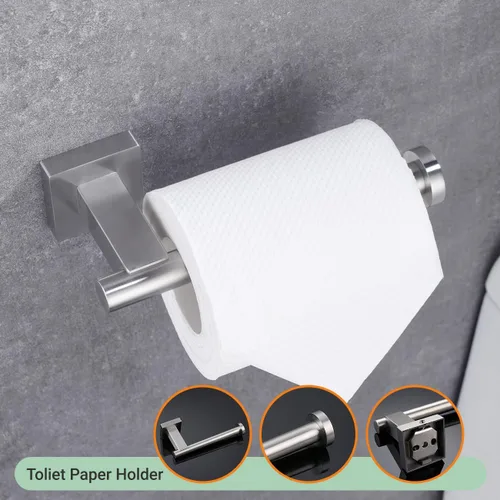Vista 8 de Hoooh - Toallero de baño de acero inoxidable para baño, cocina, montaje en pared