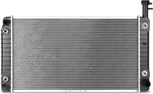 Vista 11 de DNA Motoring OEM-RA-13097 Radiador de núcleo de aluminio estilo OE de 1 fila compatible con 09-11 Pontiac G3 / Aveo5 AT, 23-5/8 pulgadas de ancho x