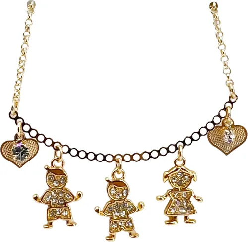 Vista 11 de SIFRIMANIA Personalized Children's Charm Choker Necklace, Boys or Girls Customizable Pendants, Growing Family Jewelry for Women
