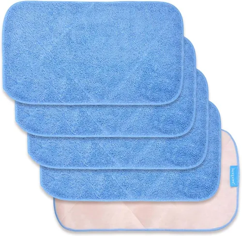 Vista 7 de KEEPOW - Recambios de fregona compatibles con la mopa profesional MR.SIGA Microfiber, Dual-sided 17.3x9.6" refills compatible with MR.SIGA &