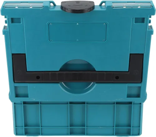 Vista 3 de Bandeja portátil F2, hardware Pla Sto con asa, caja de herramientas apilable para uso doméstico, herramienta ABS con ajuste de doble mango y carga