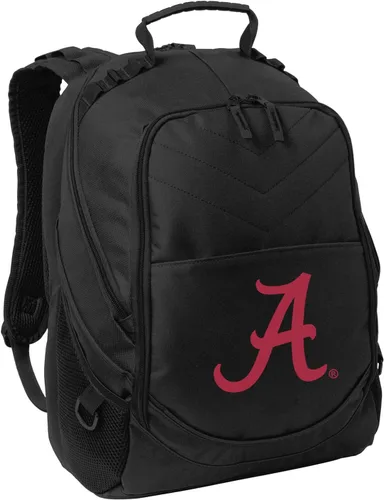 Vista 7 de Broad Bay Mochila Alabama University of Alabama Crimson Tide - Bolsas para computadora portátil, Negro y Gris - Logo Redondo, Tamaño único, Mochila