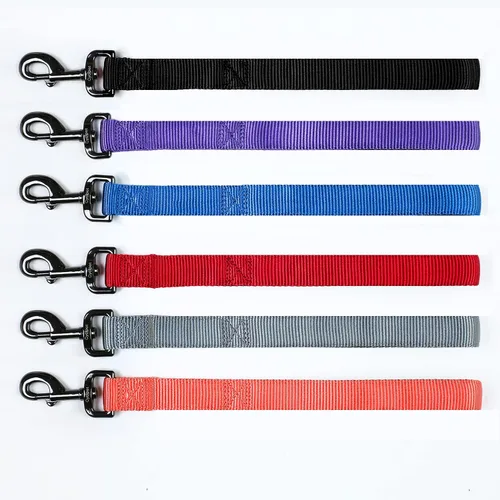 Vista 8 de Correa corta de alta calidad para perros de 12 pulgadas con nailon resistente y cómodo mango acolchado para perros gigantes de razas grandes