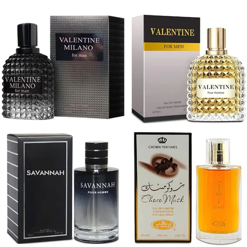 Vista 25 de A CENTER Set de Regalo de Colonia para Hombres Incluye Valentine Milano, Valentine, Blue for Men Ultra & Valuable Paris - 3.4 Fl Oz Cada Uno