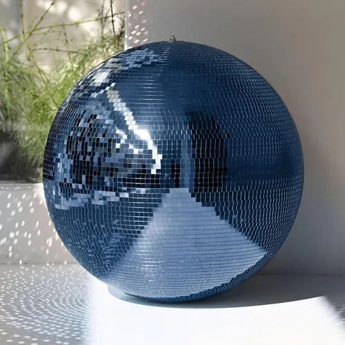 Vista 40 de Yescom Juego de 8 bolas de discoteca de 7/12/16/20/24 pulgadas, bolas de espejo surtidas, decoración de vidrio para colgar para fiestas de los años
