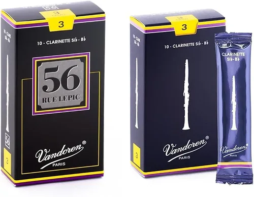 Vista 9 de Lengüetas Rue Lepic para clarinete 56 con resistencia 2.5 Vandoren CR5025 Bb, caja de 10.