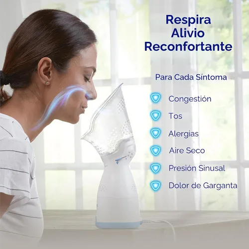 Vista 6 de Inhalador nasal Vicks - Alivio de vapor sin medicación para alergias, congestión, tos y resfriados, vaporizador vocal, calma las vías nasales