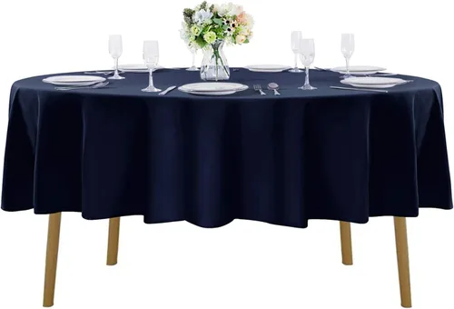 Vista 34 de Mantel rectangular de tela de poliéster lavable de 60 x 120 pulgadas, para decoración de bodas, fiestas, comedores, banquetes