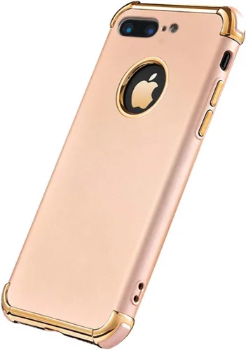 Vista 8 de Funda para iPhone 7 Plus, ultra delgada, flexible, mate, elegante 3 en 1, galvanizada de lujo, compatible con iPhone 7 Plus (negro)