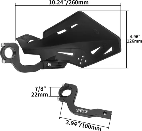 Vista 2 de JIAYAN 7/8'' 0.866 in Dirt Bike Handguards