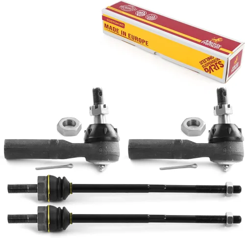 Vista 202 de Metrix Premium Chassis Parts - Kit de 4 piezas de extremos de barra de acoplamiento frontal exterior e interior compatible con Nissan Pathfinder