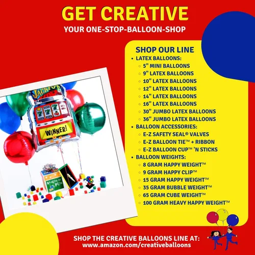 Vista 3 de Bolsa de globos, 72 unidades globos de látex de varios