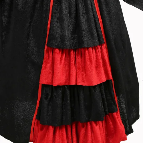 Vista 6 de LMYOVE Disfraz de vampiro para niñas