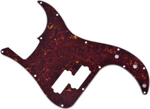 Vista 14 de KAISH Golpeador de 13 agujeros estilo P Bass, placa de rasguño PB para bajo Precision P Bass de USA/México con perla de abulón
