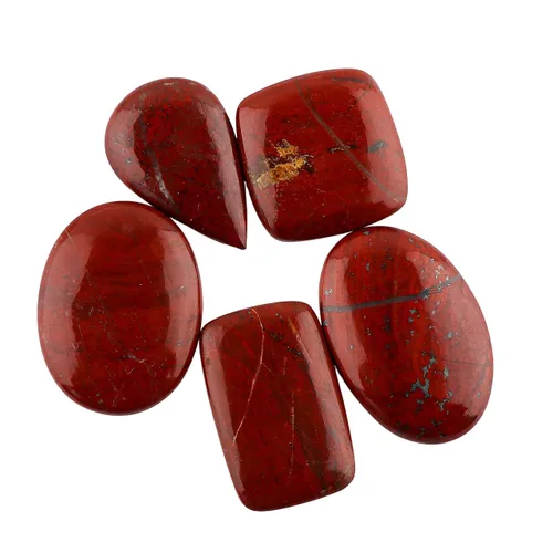 Vista 17 de CRYSTALIS Al por mayor 5 piezas de piedra preciosa natural K2 jaspe suelta en bruto, cabujones para hacer joyería, piedras pulidas de chakra