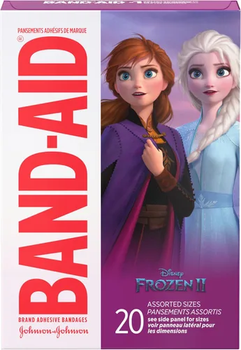 Vista 4 de Paquete de vendas adhesivas de la marca BAND-AID para niños, Disney Princess, surtido, 20 unidades y vendas adhesivas de la marca BAND-AID, Disney