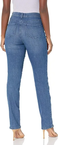 Vista 2 de Gloria Vanderbilt - Jeans clásicos y cónicos Amanda para mujer