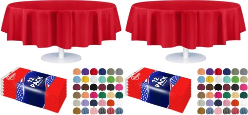 Vista 27 de Mantel de plástico de alta calidad - 54 in. x 108 pulgadas. Grandipity - Mantel rectangular (6 y 12 unidades), Agua (Aqua) Aqua Plastic table