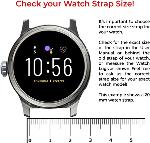 Vista 8 de Correa de reloj de liberación rápida compatible con Fossil Gen 5E Smartwatch Correa de repuesto de malla metálica de acero Azul
