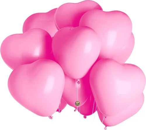 Vista 21 de AFTERLOON® - Globos biodegradables de 12 pulgadas con forma de corazón, de látex natural extra fuerte, grueso, para propuesta, matrimonio, amor