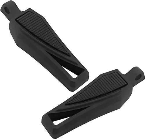 Vista 9 de FATECIM Estriberas Phantom para motocicleta con adaptadores de montaje macho ajustables y goma antideslizante universal para Harley Davidson Dyna