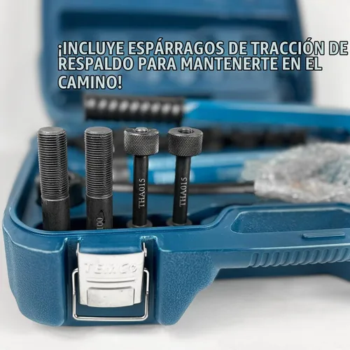 Vista 6 de TEMCo Kit de perforadora hidráulica hidráulico Knockout TH0004 – Conducto eléctrico Juego de herramientas con perforadora