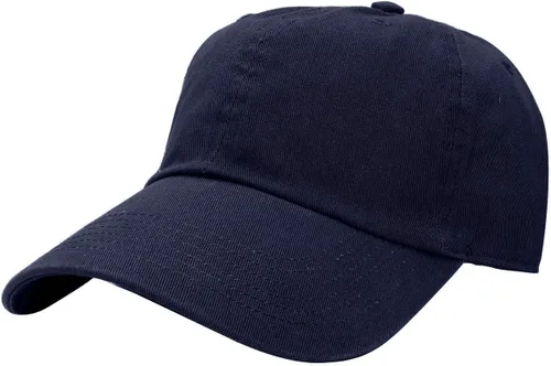 Vista 18 de Gorra de béisbol clásica Falari, sombrero de papá 100% algodón suave, talla ajustable Aguamarina