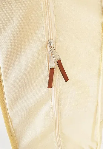 Vista 4 de Bolsa de zapatos para viajes, organizador de zapatos portátil, bolsa de almacenamiento, bolsa de zapatos para mujeres y hombres, Crema, Crema