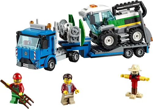 Vista 2 de LEGO City Great Vehicles Harvester Transport 60223 Kit de construcción (358 piezas)