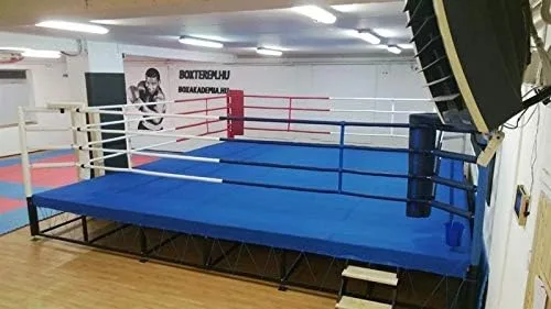 Vista 3 de Tapete de lona para piso de MMA - Para lucha libre, boxeo, gimnasia y artes marciales